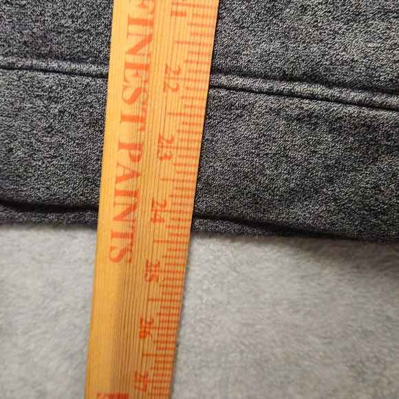 NHL Anaheim Ducks Hoodie Mens Medium Grey Orange Lace Up Pullover Sweatshirt - Picture 6 of 6